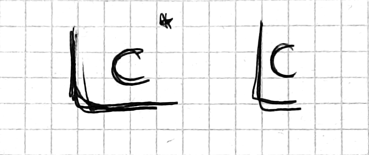 primo bozzetto del logo