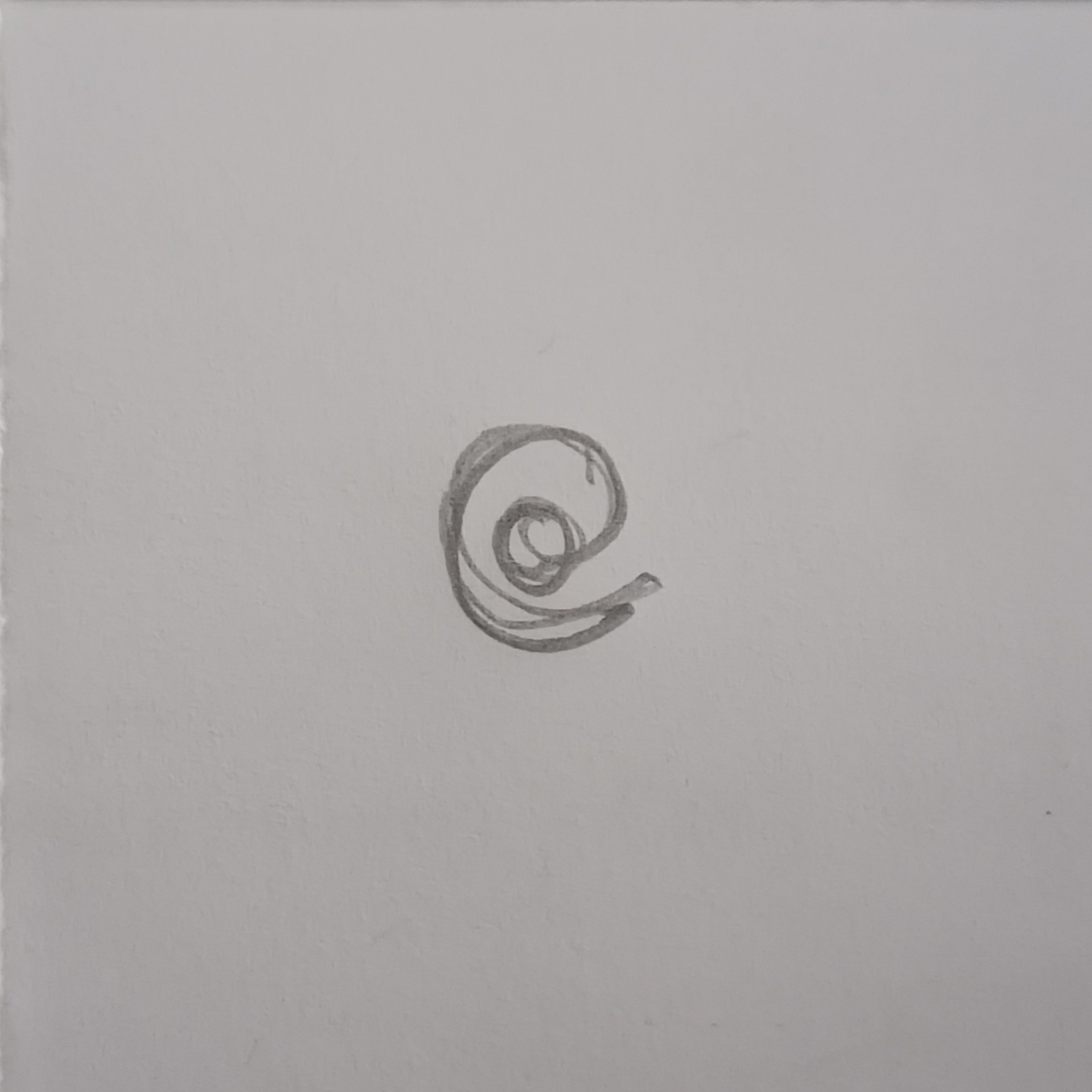 primo bozzetto del logo