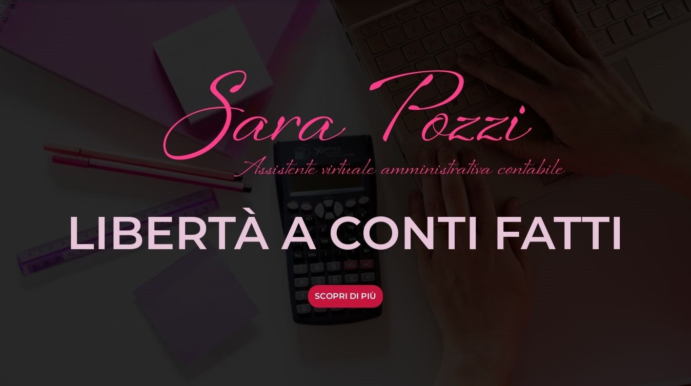 Copertina sito web Sara Pozzi